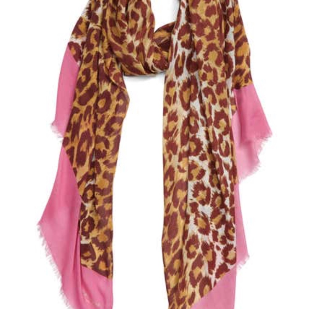 Kate Spade Panthera Oblong Scarf